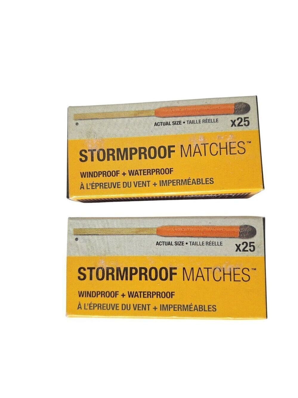 UCO Stormproof Matches 25 Pack Lot of 2